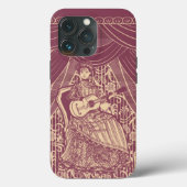 Dame met gitaar Case-Mate iPhone case (Achterkant)