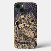 Dame met gitaar Case-Mate iPhone case (Achterkant)