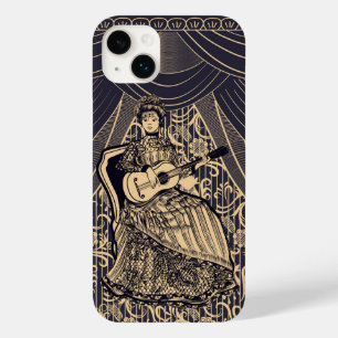 Dame met gitaar Case-Mate iPhone 14 plus hoesje