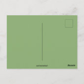  dame met klaprozen Valentijn Briefkaart (Achterkant)