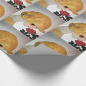 DAME MET RODE ROOS / Beauty Fashion Cadeaupapier (Hoek)