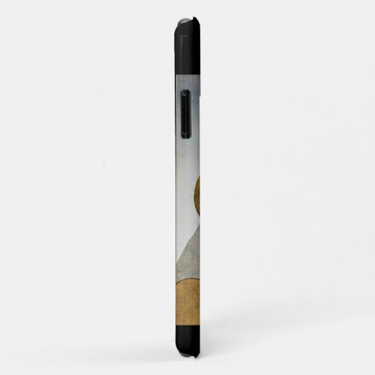 DAME MET ROOD ROZENMONOGRAM Case-Mate iPhone CASE (Achterkant/rechts)