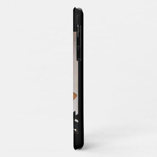 DAME MET ROOD ROZENMONOGRAM Case-Mate iPhone CASE (Achterkant/links)