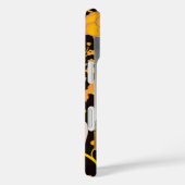 DAME MET ROOD ROZENMONOGRAM Case-Mate iPhone CASE (Achterkant / Rechts)