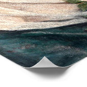  dame met Roos Poster (Hoek)