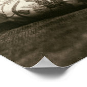 Dame met tattoos  foto-poster poster (Hoek)