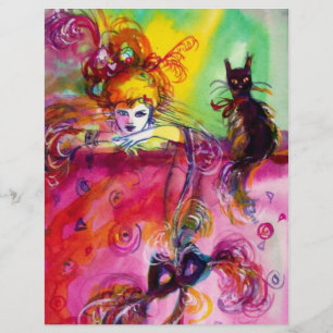 DAME MET ZWARTE KAT FLYER