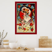  dame Mijn Valentijn - Poster (Keuken)