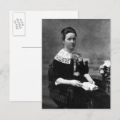 Dame Millicent Fawcett, c.1880 Briefkaart (Voorkant / Achterkant)