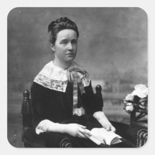 Dame Millicent Fawcett, c.1880 Vierkante Sticker