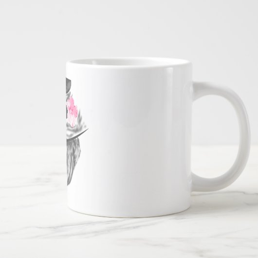 Dame moderne avec Mug Casquette (Droite)