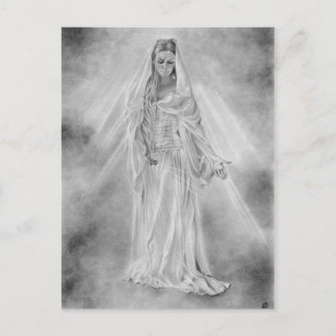 Dame of light Aurora Briefkaart