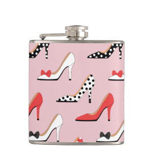 Dame of Mode Pink Heels Heupfles