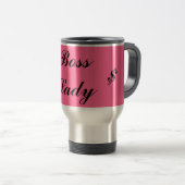 Dame patronne, $, $, Tasse de voyage (Devant droit)
