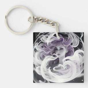 Dame Rook Sleutelhanger