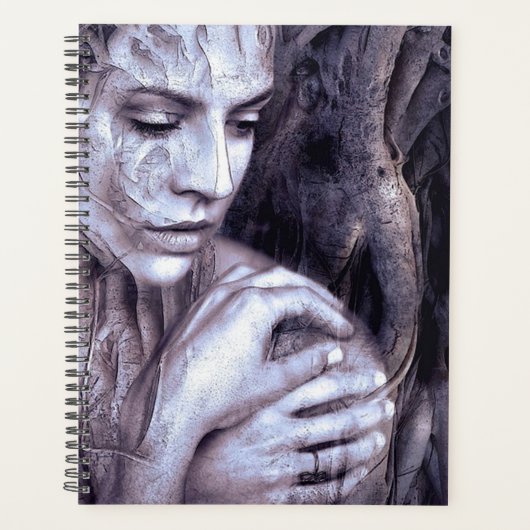 Dame surréaliste et arbre (Devant)