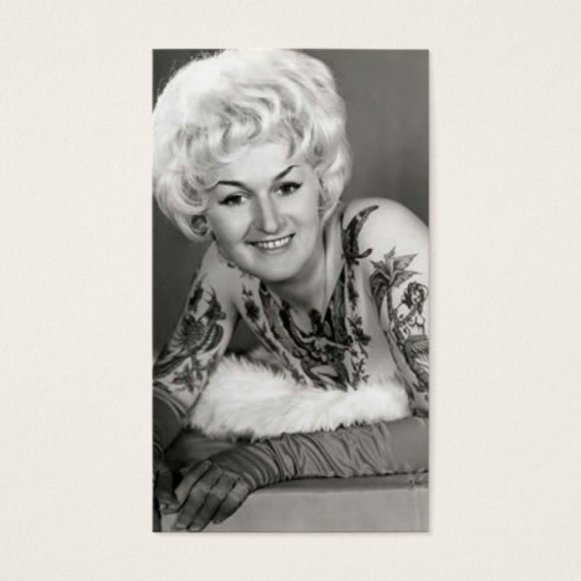 Dame tatouée des années 60 (Devant)
