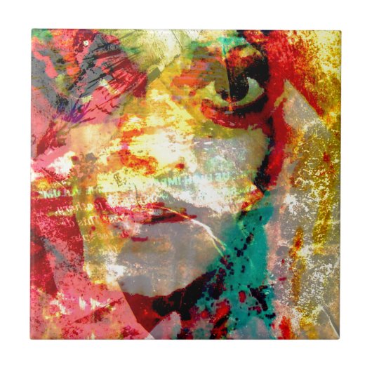 dame tegeltje (Voorkant)