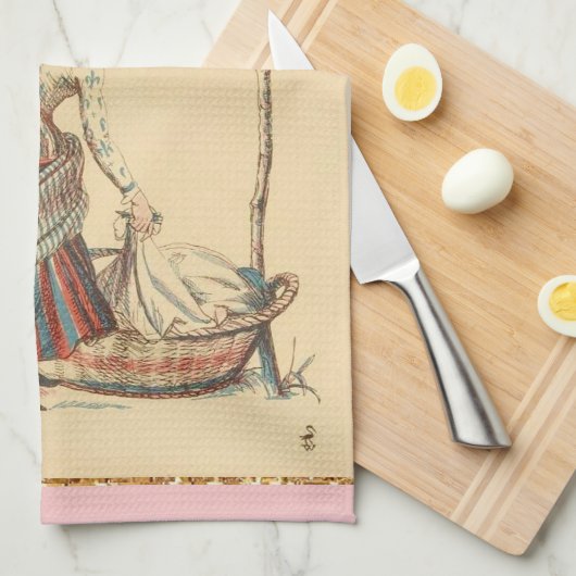   dame theedoek (Quarter Fold)