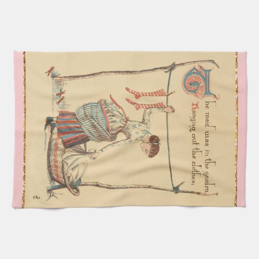   dame theedoek (Horizontaal)