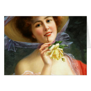 Dame tombée en rouge