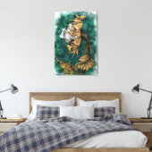 Dame Tournesol Surréalisme Impression sur Toile - (Insitu(Chambre))