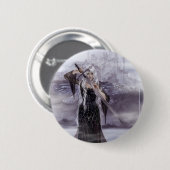 Dame van Avalon Badge/Button Ronde Button 5,7 Cm (Voorkant /achterkant)