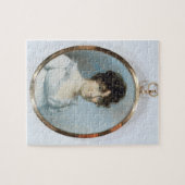 Dame van de blindfamilie (w/c en gouache op ivoor) legpuzzel (Horizontaal)