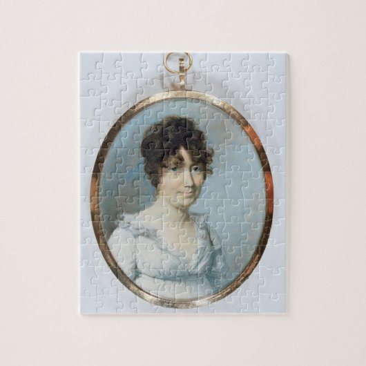 Dame van de blindfamilie (w/c en gouache op ivoor) legpuzzel (Verticaal)