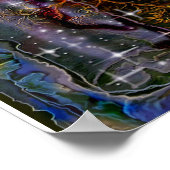 Dame van de Bossen Poster (Hoek)