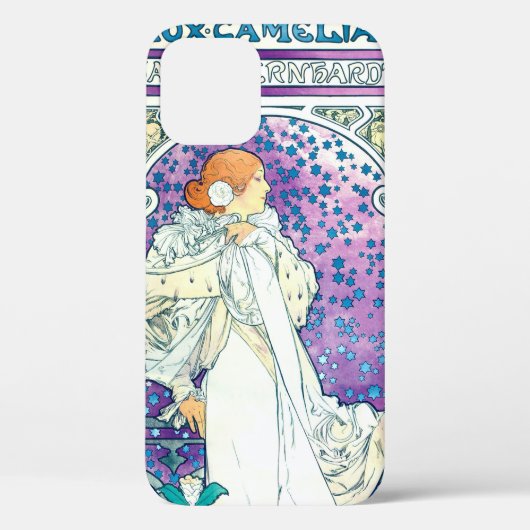 Dame van de Camelias, Alphonse Mucha Case-Mate iPhone Case (Achterkant)