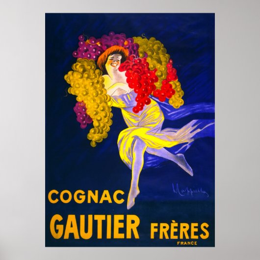 Dame van de druiven poster (Voorkant)