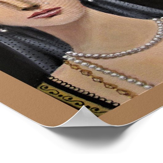 Dame van de Engelse Tudor Era/poster Poster (Hoek)