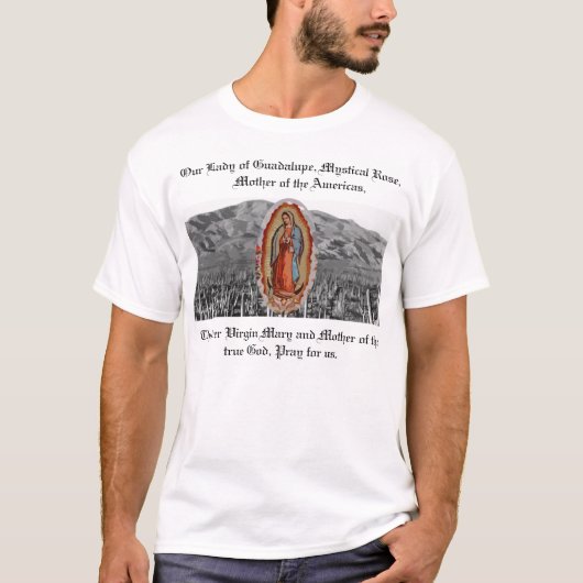 Dame van Guadalupe Sonoran T-shirt (Voorkant)