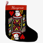 Dame van het hart Grote kerststaart Kerstsok (Voorkant)