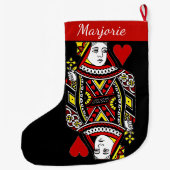 Dame van het hart Grote kerststaart Kerstsok (Achterkant)