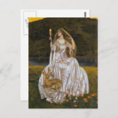 Dame van het meer briefkaart (Voorkant / Achterkant)