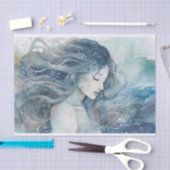 Dame van het meer tissuepapier (Craft)