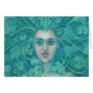 Dame verte / Reine de la forêt, art imaginaire