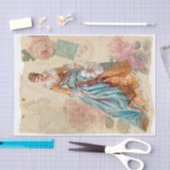 Dame wacht tissuepapier (Craft)