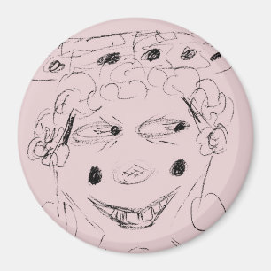 Dame Wacky Magnet Magneet