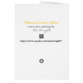 Dame Whimsical sur un régime de fruits de mer (Dos)