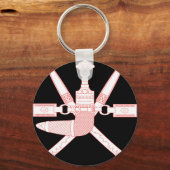 damembleem sleutelhanger (Voorkant)