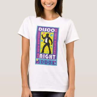 Dames 40e verjaardag 's avonds nachts herdenkingsd t-shirt