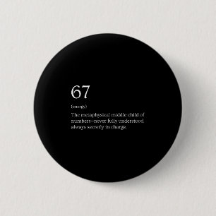 Dames 67 Definitie Meme V-hals  Ronde Button 5,7 Cm