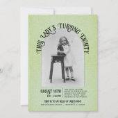 Dames 80e verjaardag Open Huis Kaart (Voorkant)