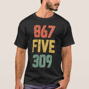 Dames 8675309 Nostalgische Grappige 80sshirt Retro T-shirt