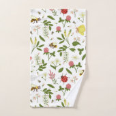 Dames Abeilles et Papillons (Serviette à main)