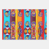 *DAMES ABSTRAITES CADEAU WRAP—3 FEUILLES INCLUSES (Devant 3)