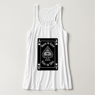 Dames Ace of Spades Zwarte Speelkaart Tshirt